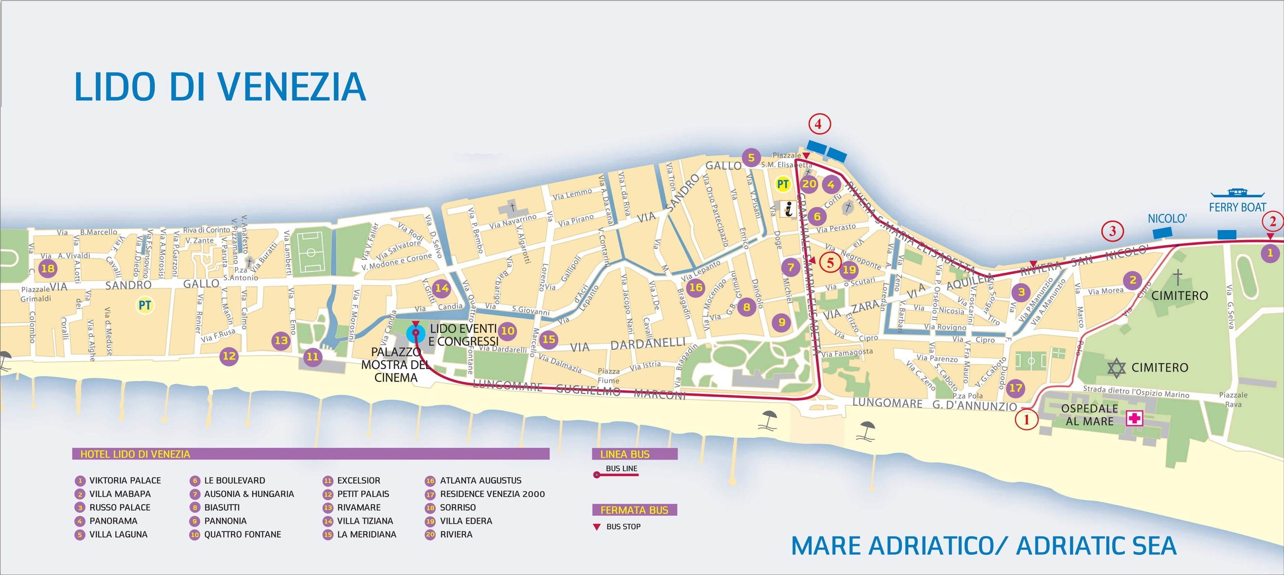 Schema Lido Bus