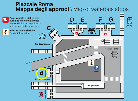 Schema Piazzale Roma deck